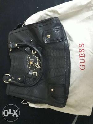 Guess orignal bag in black leather with cover
