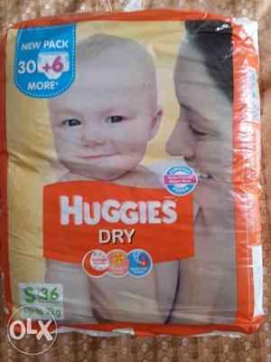 Huggies dry New pack - 36 diapers, Size S