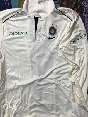 Indian Cricket Test Match Jersey With Logo