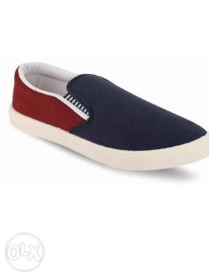 New comfort red & blue shoe. size - 7,8,9
