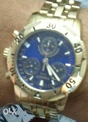 Original Tissot blue dial watch