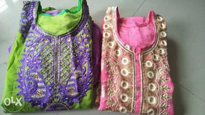 Ready-made dress 2 per with dupatta n shalwar fix