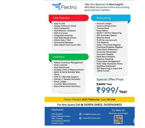 Try Flectra Online Accounting & Inventory Features With Gst