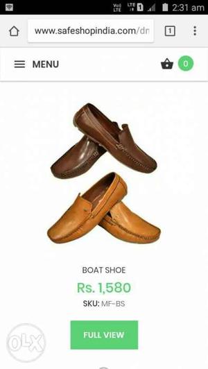 Two Pairs Of Brown Leather Loafers Screenshot