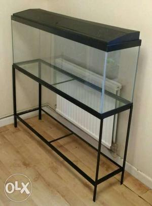 4ft/1.5ft/1.5ft aquarium for sell.with cover and