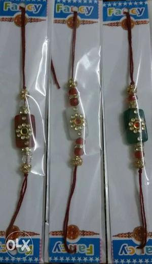Beads rakhi 6 pc Rs.240