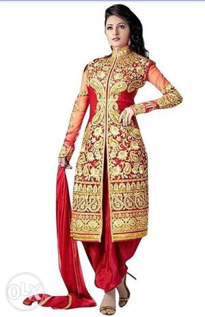 Bollywood designer georgette salwar suit dupatta