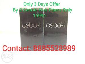 Buy 2 Caboki or Toppik Hair Building Fiber Only /-