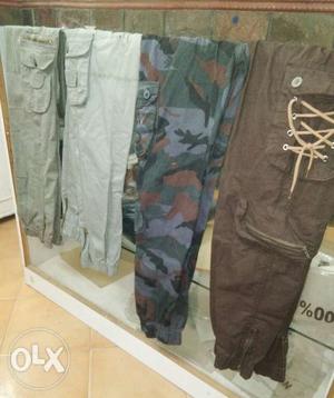 Cargos in cotton and more stylish garments for ladies n