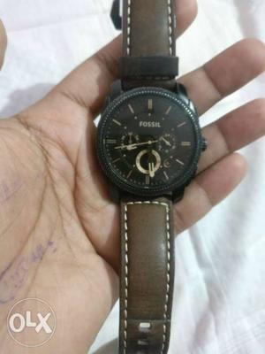 Fossil FS fully functioned brown watch