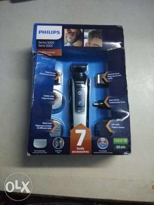 Gray And Black Philips Cordless Shaver Box
