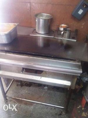 Gray Commercial Griddle