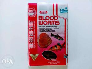 Hikari Frozen Blood worms, Mysis Shrimp