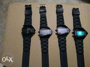 LED Wrist Watches Four new- new and only for confirmed taker