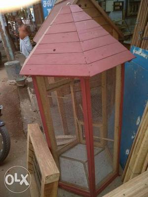 Love birds cage 2*2 and height 5 feet seven zero