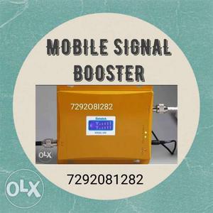 Mobile signal booster..with installation.no