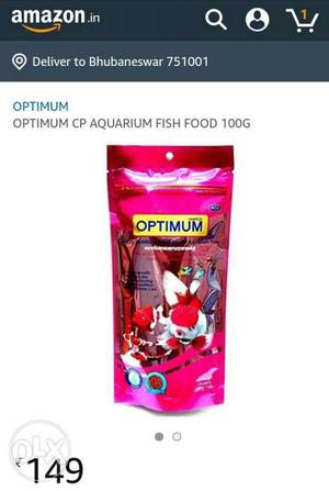 Optimum Fish Food is a Special Nutritional Formulation