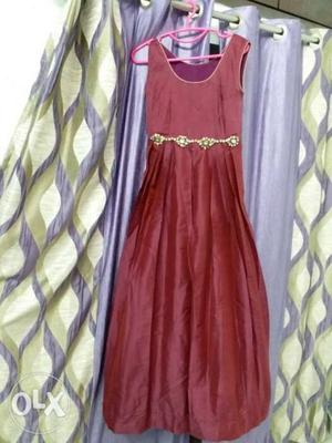 Party Gawn, medium size, full length, dark cherry