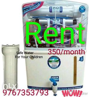 RENT WATER PURIFIER with free maintenance just 300/month