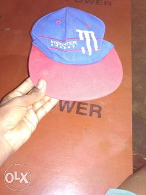 Red And Blue Fitted Cap