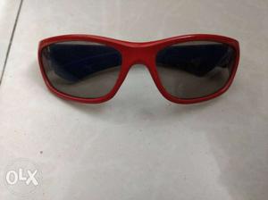 Red colored goggles for kids