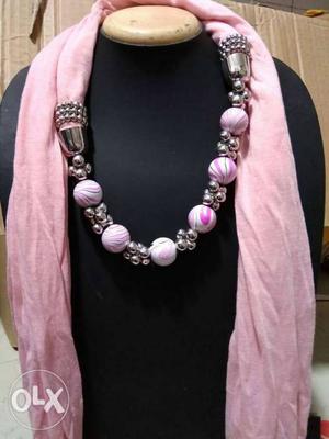 Scarf plys jewelry message for bookings price