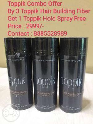 Toppik Combo Buy 3Toppik Hair Building Fibers Get 1 Toppik