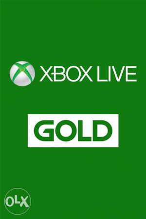 Xbox Live Gold 12 monhts
