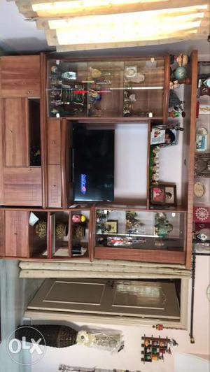  feet tv unit(without decorative items and tv)