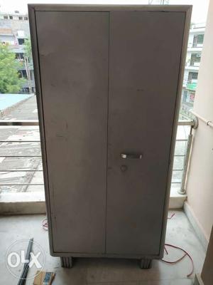 2 door spacious steel almira, very light weight