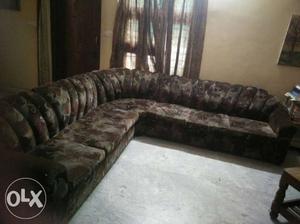 7seater L shape sofa in good condition
