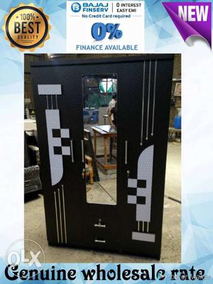 Checkler design 3 door wardrobe