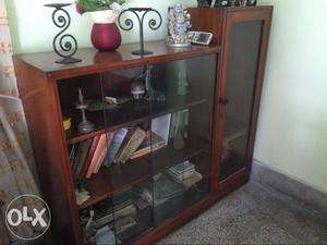 Curio-book shelf pure old Burma teak 50-yr old