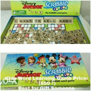 Disney Original Wooden Word Game Perfect for Kids