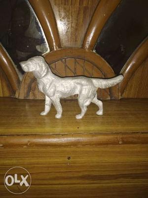 Grey Dog Figurine