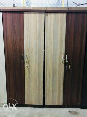 Nice Brand wood 4 door wardrobe.