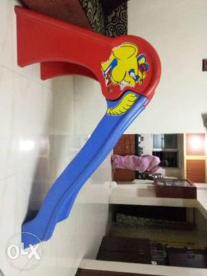 Toddler's Blue And Red Slide
