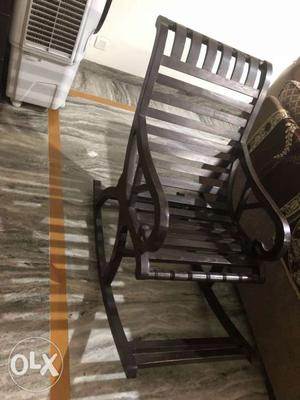 Wooden rocking chair as good as new