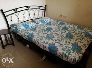 Wrought Iron Bed with mattress 6 X 5