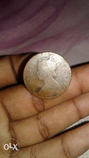  coin one quater anna india in good