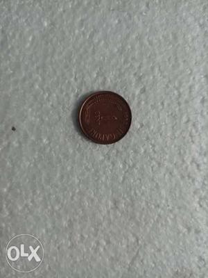 1 Rupee's Singapore coin year  only cash