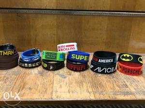 13 different wrist bands for boys