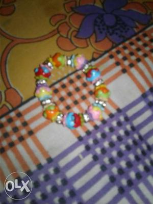 Blue And Multicolored Bracelet