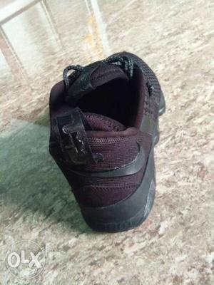Brown And Black Nike Low-top Running Shoe