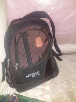Brown And Black Noble Backpack