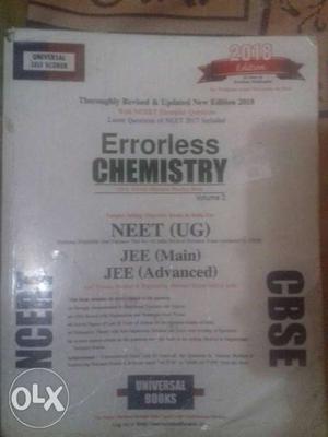 Errorless Chemistry NEET JEE Main Book