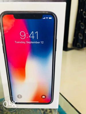 Iphone X 256GB Space Grey, Unopened with warranty