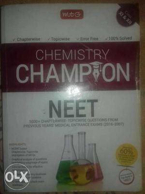 MTG Chemistry Champion NEET Book