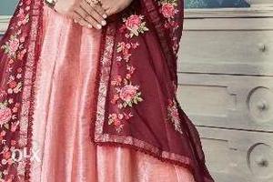 New dress fully stiched good quality barfi silk