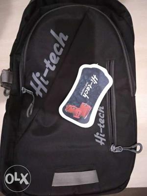 New h Black Hi-Tech Backpack